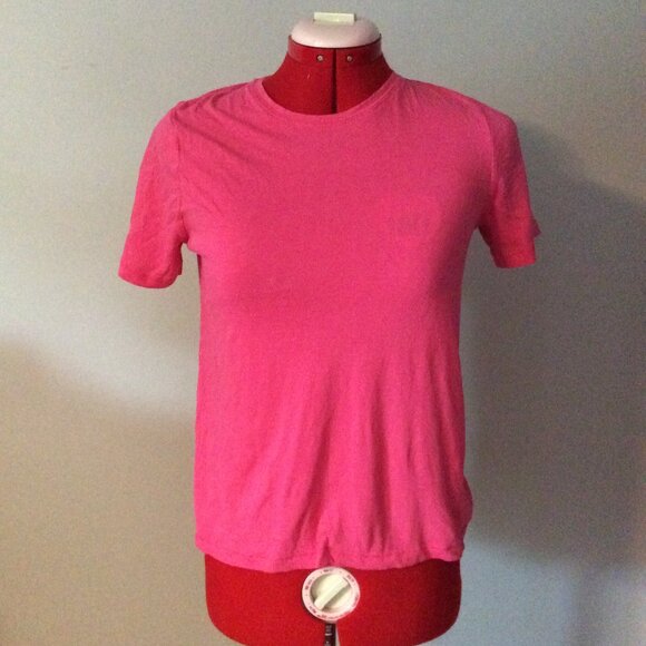Pink Zara Basic T-Shirt - Picture 1 of 2